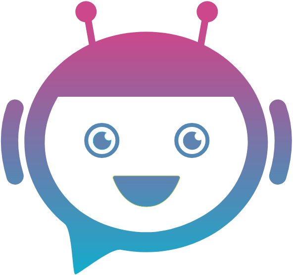 Der Roboter Kopf vom Logo von Play&Code