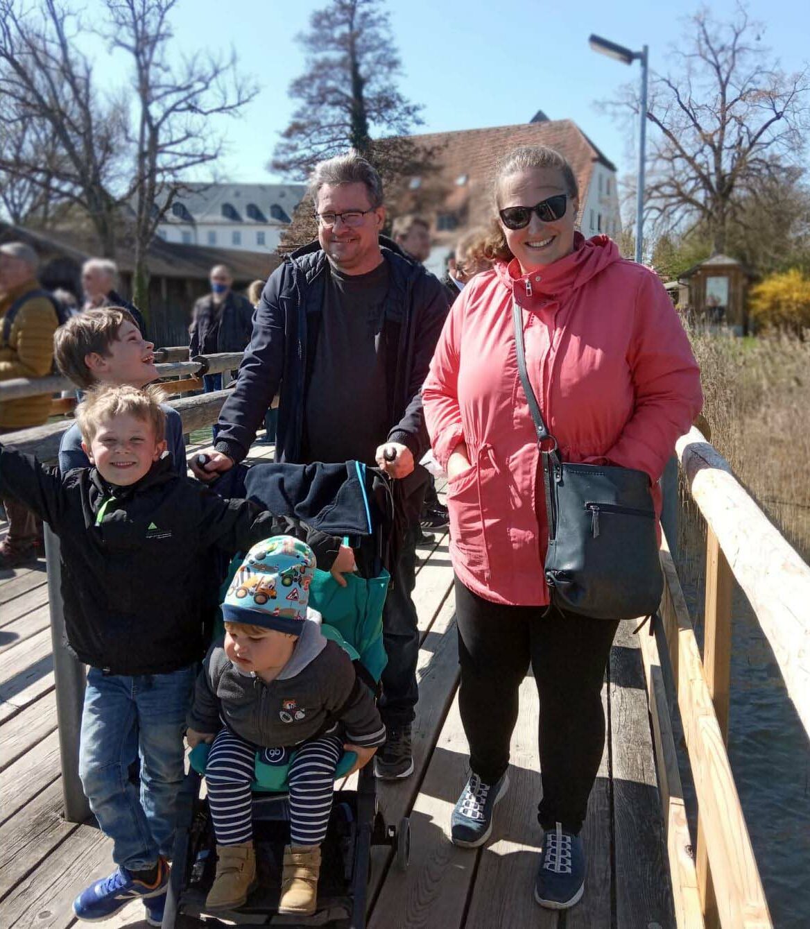 Familie Könicke bei ihrem Ausflug