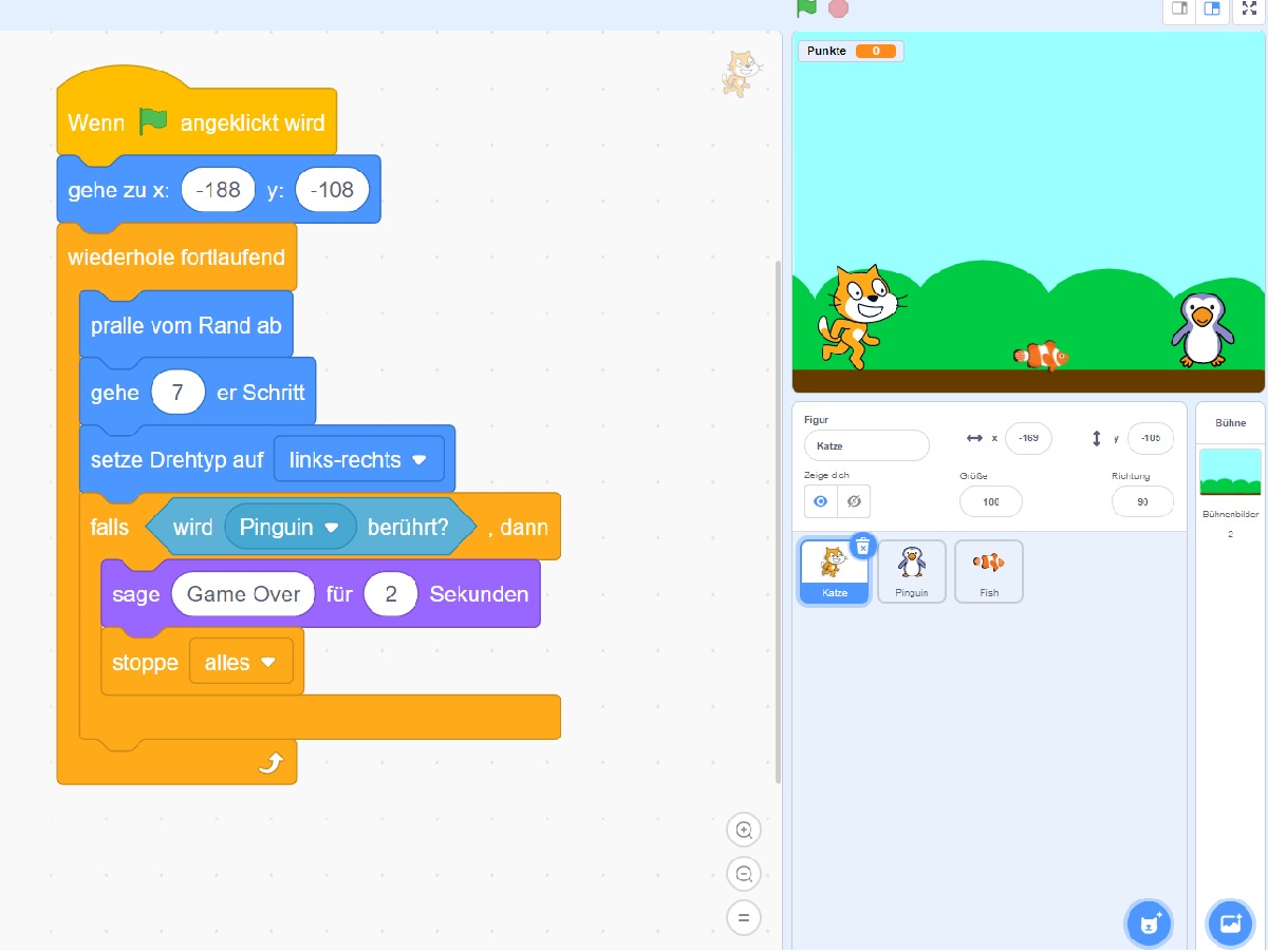 Mit Scratch programmieren lernen ist duch durch die Blockprogrammiersprache kinderleicht