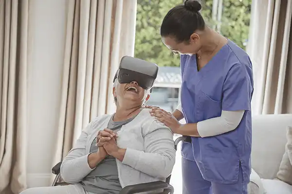 In VR kann auch von senioren und patienten verwendet werden