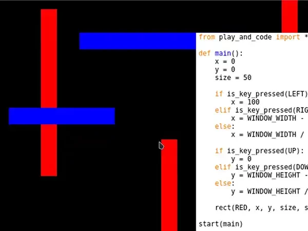 Kinder ab 12 Jahren lernen im Python Kurs von Play&Code visuell programmieren